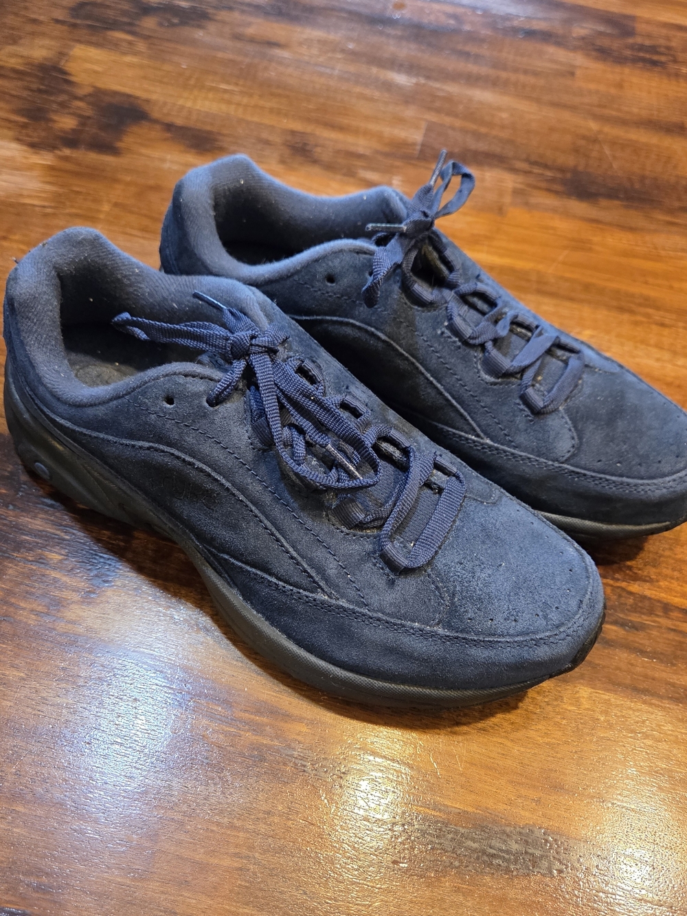Ryka Women's Catalyst III Leather Lace-Up Sneakers Blue Size 10 Hiking Gropcore